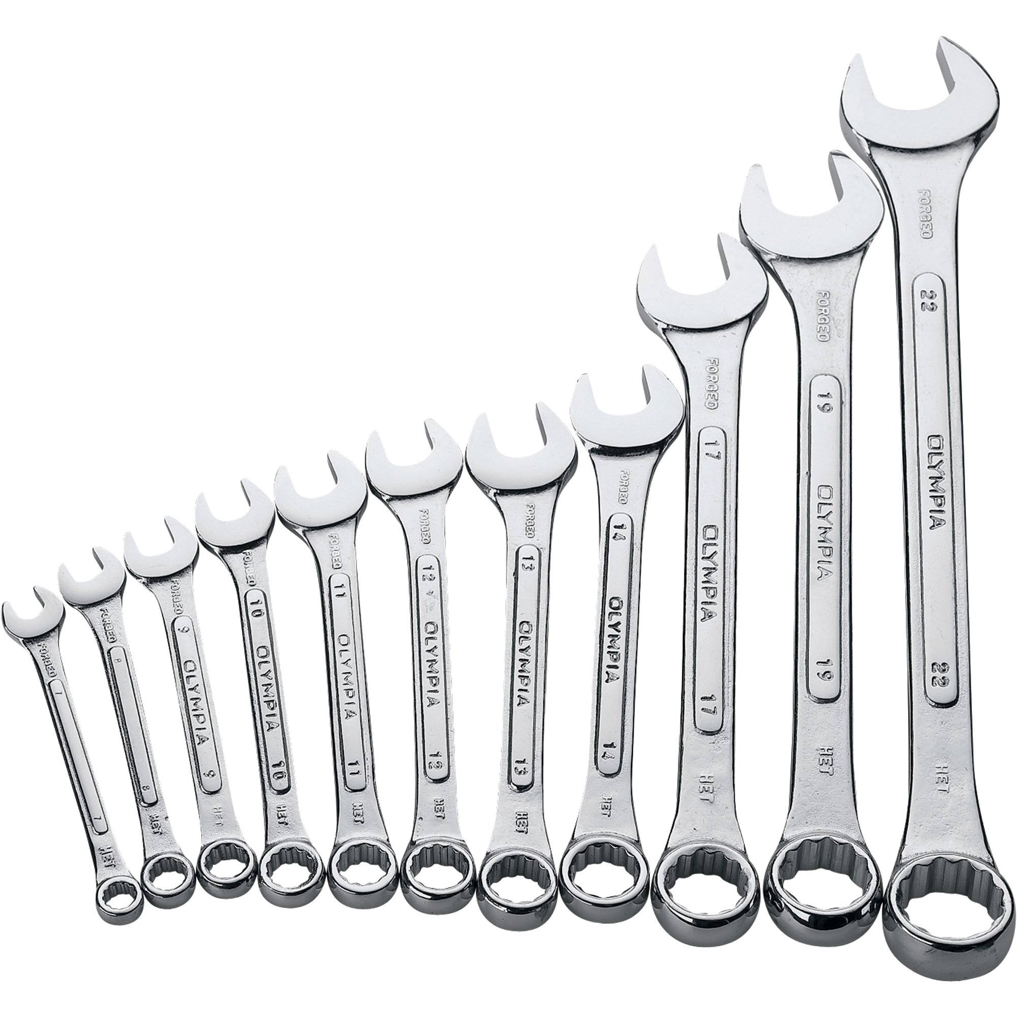 Olympia Tools Combination Wrench Set — 11Pc. Northern Tool